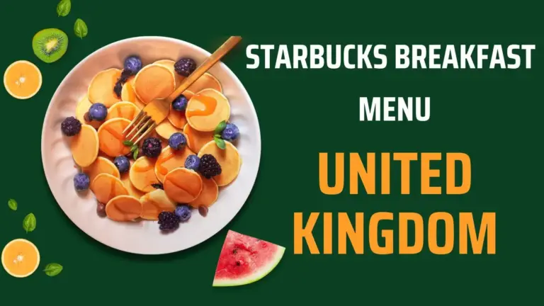 Starbucks Breakfast Menu UK