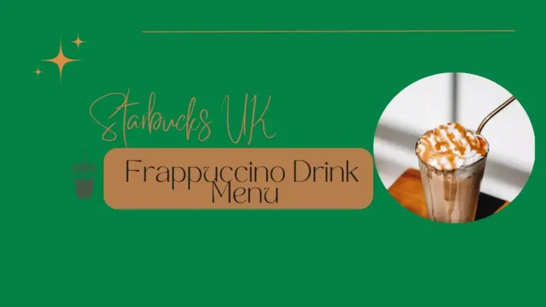 Starbucks Frappuccino Menu Price