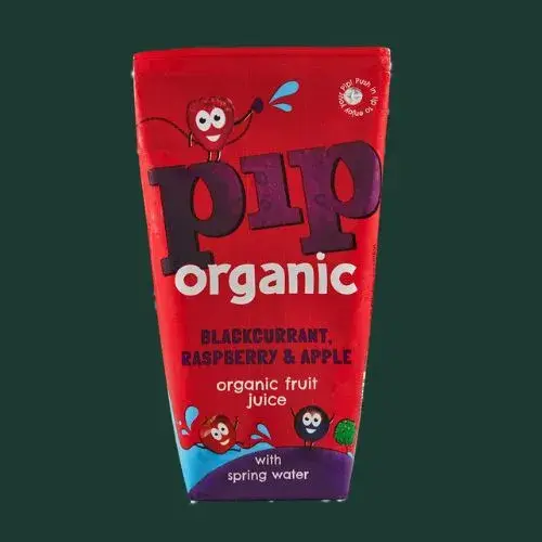 Pip Organic Blackcurrant Raspberry & Apple Juice with Spring Water 180ml